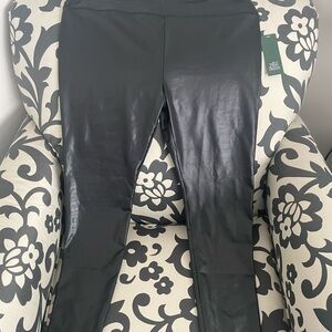 Wild Fable Black Faux Leather Pants